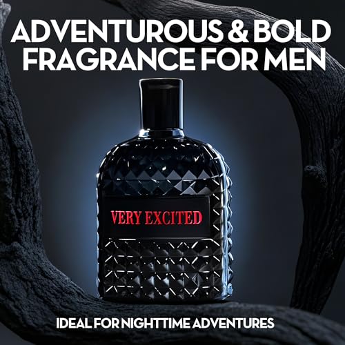 Men's Cologne Gift Set - Valentine Milano & Very Excited - 2 Full-Size Eau de Parfum