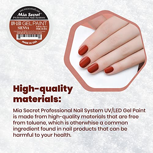 Mia Secret Professional Nail System UV/LED Gel Paint - 5 grams (Sienna)