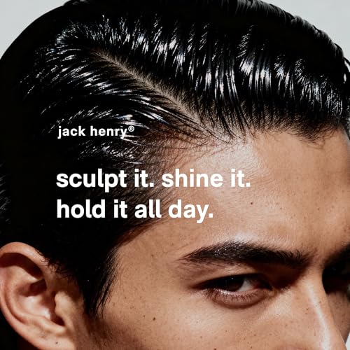 Jack Henry High Hold & Shine Hair Wax for Men, 1.69 oz - Long-Lasting Styling