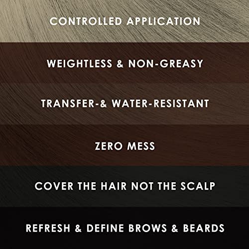 TEMPTU Airpod Hair Root Touch-Up Kit - Brown/Black, Vitamin-Enriched, Long-Wear Hair Color