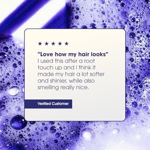 One 'n Only Shiny Silver Deep Conditioning Hair Mask - Hydrating Treatment for Blonde, Gray, Bleached & Highlighted Hair - Restores Shine, Repairs Damage, Neutralizes Brassy Tones (8.5 oz)