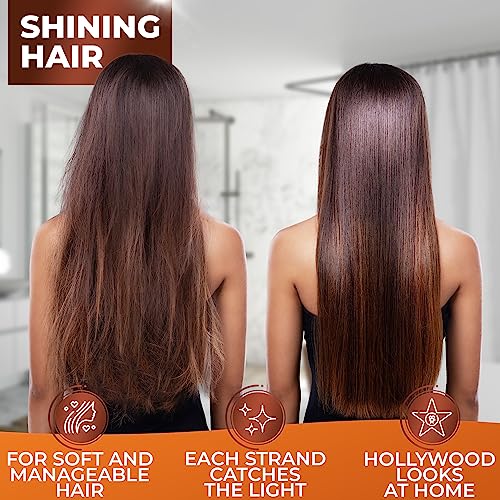 BINGO HAIR CARE Moroccan Argan Oil Shampoo & Conditioner Set - Sulfate Free, Anti Frizz, Deep Moisturizing for Curly & Damaged Hair - Argan Oil