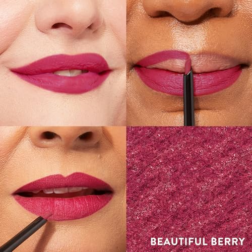 LAURA GELLER NEW YORK Love Your Lips Duo: Jelly Balm Moisturizing Tinted Lip Balm, Jammin' + Modern Classic Long-Lasting Lip Liner, Beautiful Berry