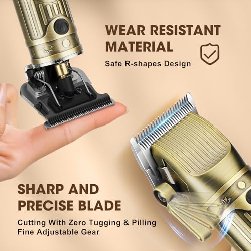 Zesuti Men's Hair Clippers and Beard Trimmer Set - Bronze 993