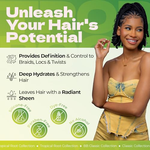 Bronner Brothers Tropical Roots Twist, CREAM 6.0 Fl Oz