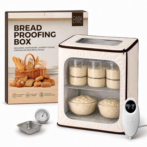 CasaChic Large 2-Story Bread Proofing Box with Temperature & Humidity Control