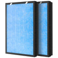 Pulluty 2 Pack HSP002 True HEPA Air Filter Replacements for Hathaspace HSP002 - 3-in-1 Activated Carbon & Pre-Filter, 2 Sets