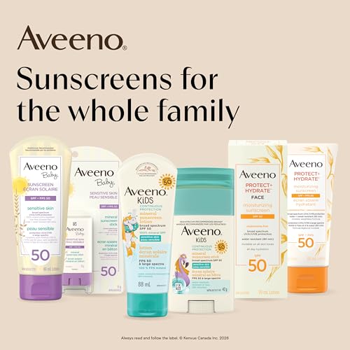 Baby Mineral Sunscreen Lotion SPF 50 with Zinc Oxide Travel Size 88mL