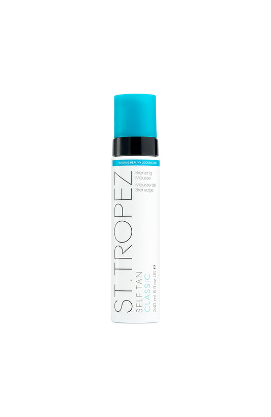 St.Tropez Self Tan Classic Bronzer Mousse Foam, Original Fake Tan, Streak-Free Finish, Develops in 4-8 hours, Vegan, Natural & Cruelty Free, 8 fl oz