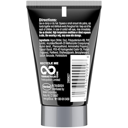 Got2b Ultra Glued Invincible Styling Hair Gel,1.25 oz (Pack of 24)