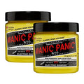 MANIC PANIC Classic Electric Banana Semi Permanent Hair Color - Bright Neon Yellow Hair Dye for Women & Men That Lasts 4-6 Weeks - Vegan, Ammonia & Cruelty-Free - Create & Mix Custom Shades (4oz/2pk)