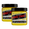 Manic Panic Neon Yellow Hair Dye Electric Banana 4oz 2-Pack - Semi-Permanent, UV Reactive