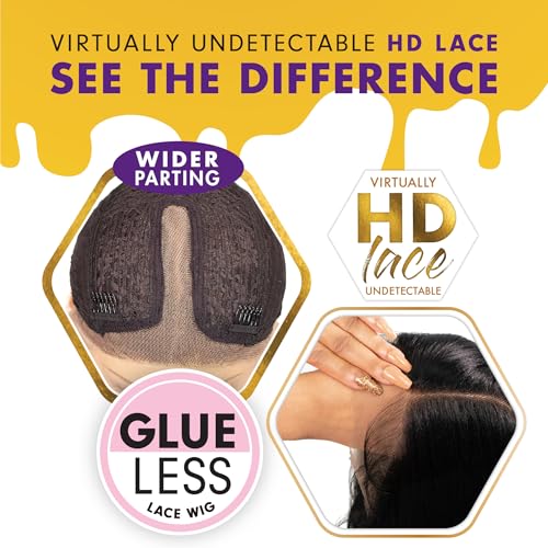 Sensationnel Butta LaceWig Unit 45 - Jet Black, 5-Inch Deep HD Lace Front
