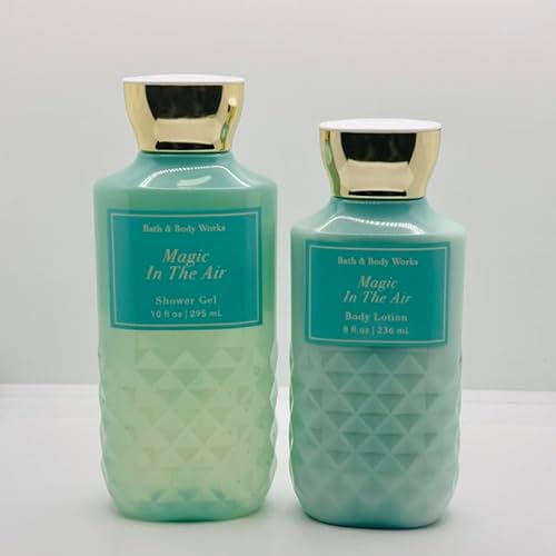 Bath and Body Works Gift Set of 10 oz Shower Gel and 8 oz Lotion (Magic In The Air)