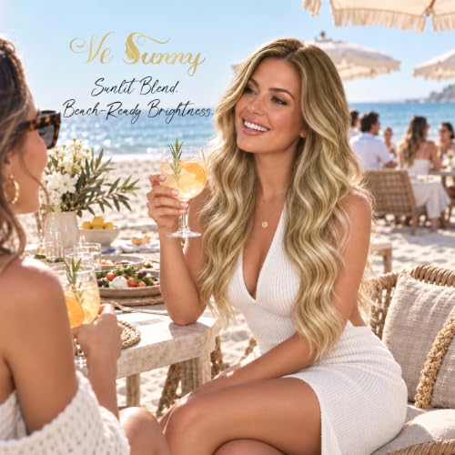 Clip-In Hair Extensions Balayage Human Hair 18 Inch Sunset Grove Chestnut Mix