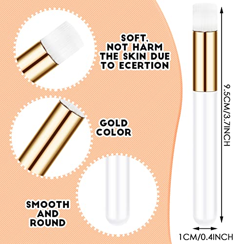 Funtery Lash Cleaning Brush Set with Storage Container - Black or White, 60 Pieces