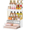 Caktraie Clear 3-Drawer Acrylic Makeup & Bathroom Vanity Organizer - 1 Pack