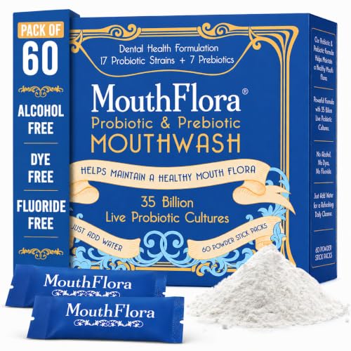 Probiotic Mouthwash Pack of 60 - Supports Oral Microbiome & Oral Health