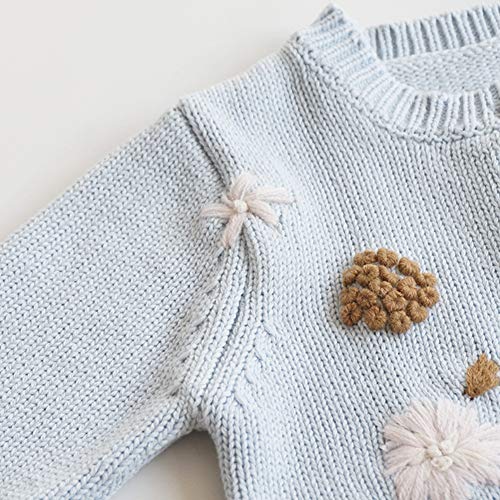 Simplee Kids Toddler Girl Knit Cardigan Sweater 6-12 Months - Blue