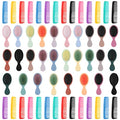 Gerrii 56 Pcs Mini Hair Comb & Brush Set - Classic Color