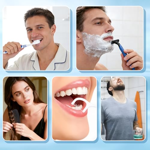 Travel Hygiene Kit with Toothbrush, Toothpaste, Mouthwash, Shaver & Accessories - 10 Pack