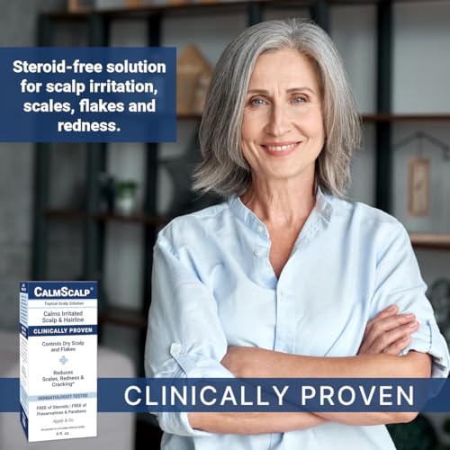 Leave-In Scalp Serum with White Vinegar 4 oz - CalmScalp Pack of 2