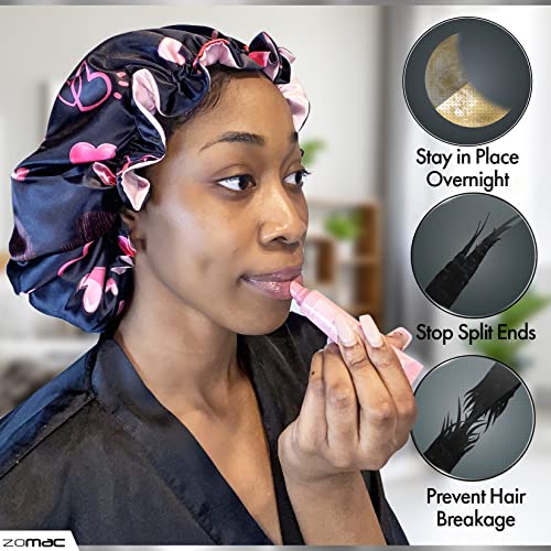 Facial Gift Set with Ambi Dry and Combination Skin Products, Includes Cocoa Butter Cleansing Bar, Pore Minimizing Toner, Complexion Facial Cleanser and Satin Bonnet