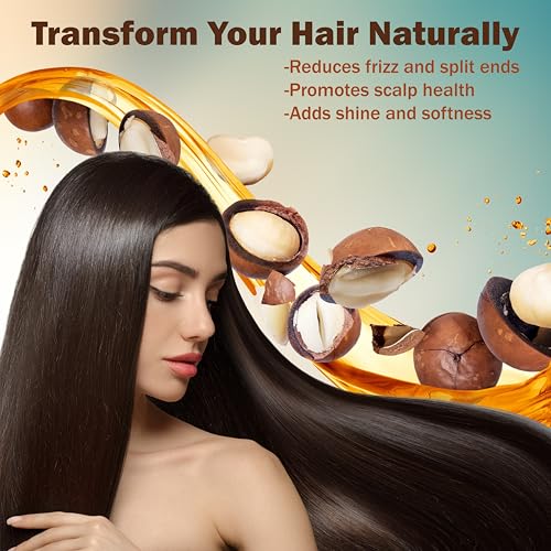Plant Guru Macadamia Nut Oil 16 fl. oz. Cold Pressed 100% Pure Natural Carrier ? Skin, Face, Body, and Hair Moisturizer. Ideal for DIY Creams, Lotions, and Lip Balms
