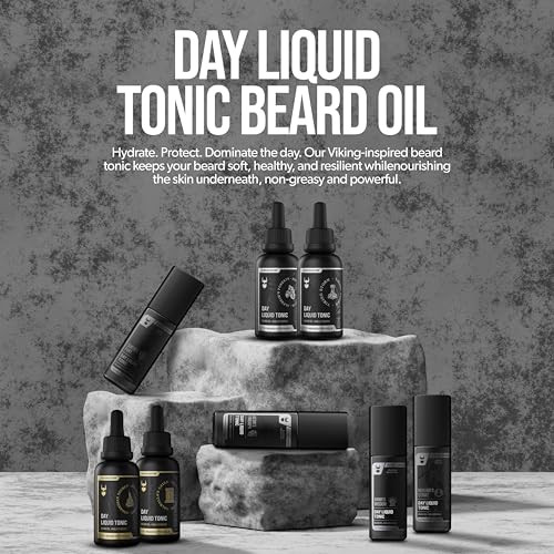 The Beard Struggle Valhalla's Gates Day Liquid Tonic Beard Oil for Men, Moisturizes & Softens, Reduces Itch, 1 Fl oz