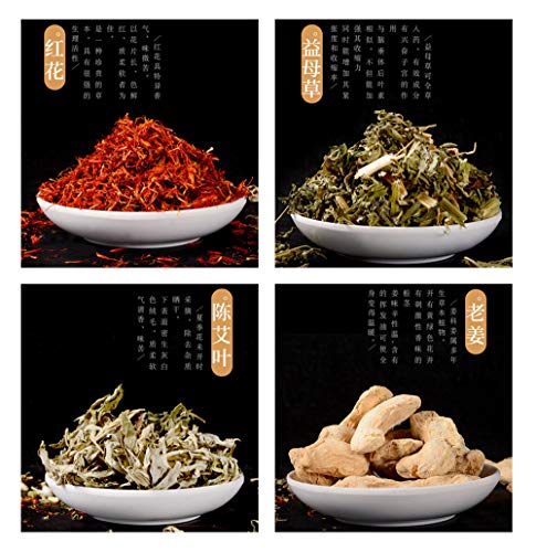 Herbal Foot Bath Soak - Wormwood Ginger Safflower Motherwort 31oz - Traditional Chinese Medicine