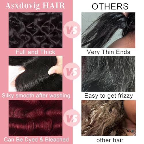 12A Human Hair Weave Bundles - Body Wave Virgin Brazilian Extensions 3 Pack