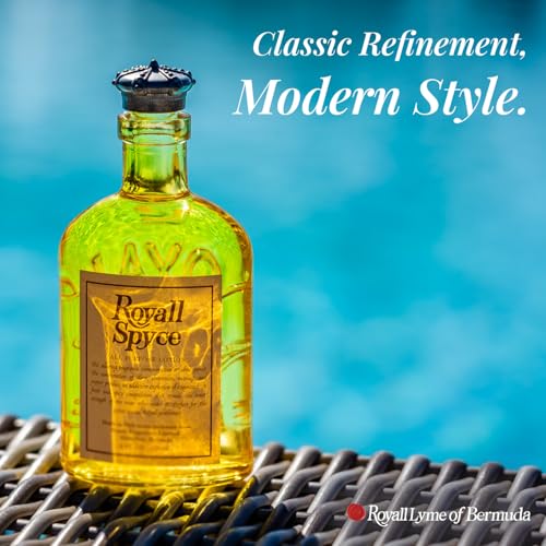 Men's Heritage Cologne - Warm Spiced Fragrance 2 oz Splash - Royall Lyme