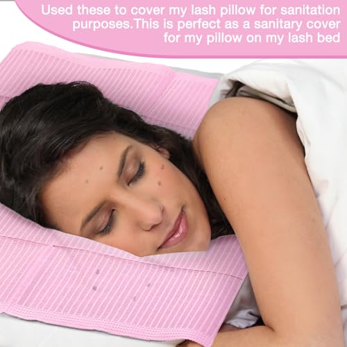 Disposable Nail Table Towels Mat Pink 250 Pcs Waterproof Patient Bibs