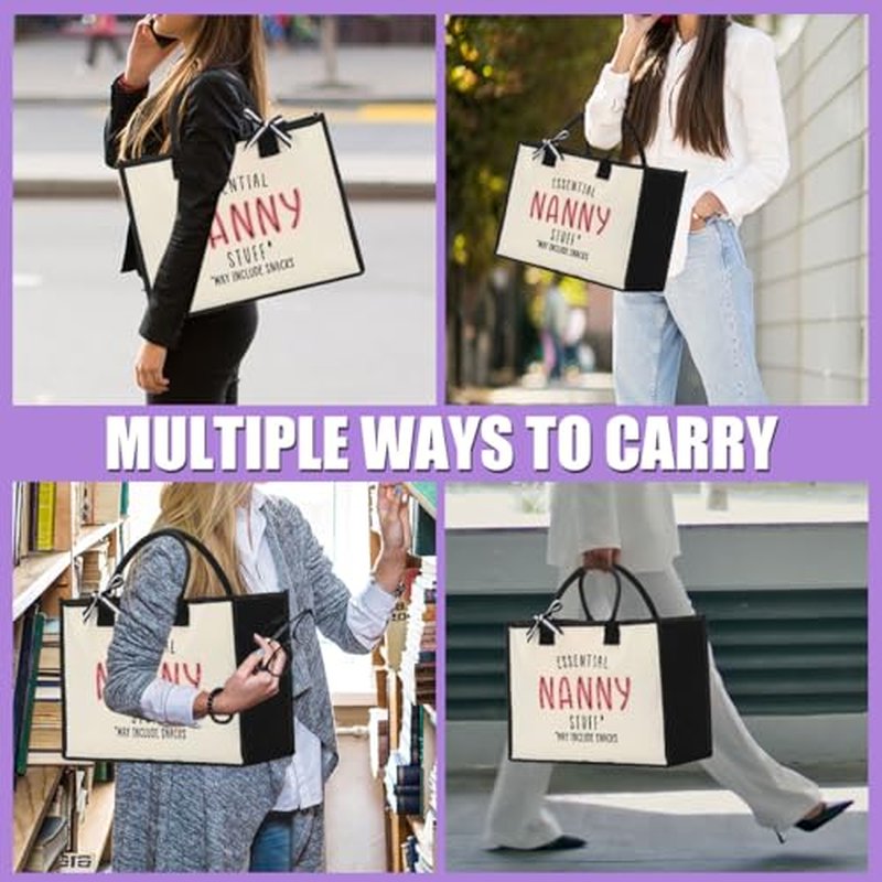 Grandma Gifts Nana Tote Bag and Makeup Bag