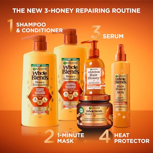 Garnier Whole Blends Honey Treasures Repairing Conditioner (40 Fluid Ounce)
