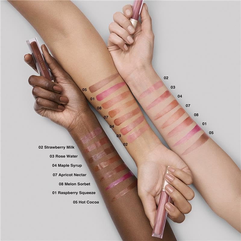 Lip Oil with Hyaluronic Acid & Vitamin E - Sheer Tint in 04 Maple Syrup - Warm Beige