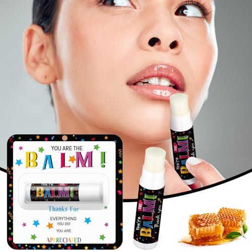 Honey Flavor Lip Balm Set - You're the Balm Bulk Appreciation Gifts, 30 Pack