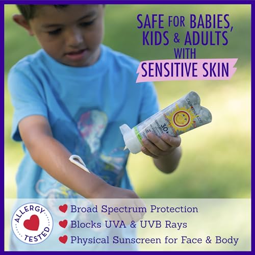 California Baby Kids Mineral Sunscreen SPF 30 Unscented Travel Size