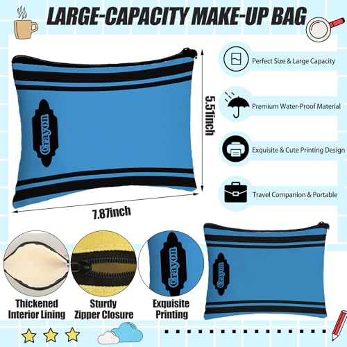 Paterr Teacher Appreciation Gift Bulk Canvas Tote Bag Pencil Pouch Makeup Bags Thank You Teacher Gifts for Women Supplies