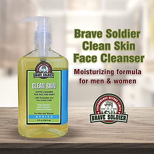 Clean Skin Face Cleanser for Men and Women Moisturizing Face Wash for Sensitive,Oily, or Dry Skin, Mild Makeup Remover | Pump Bottle 8 fl. oz. / 236.5 ml