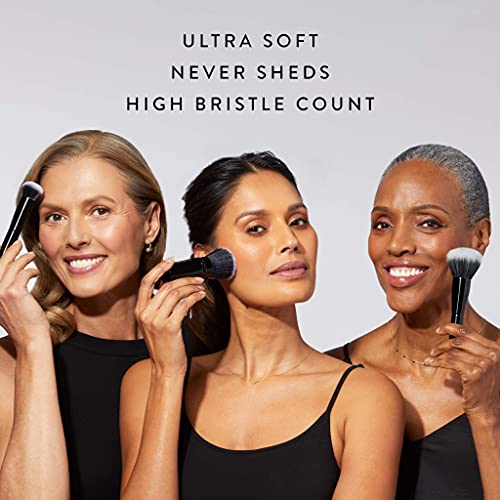 LAURA GELLER NEW YORK Geller's Greatest Better Than Ever 3pc Marbleized Blush Palette Trio + Angled Brush Set