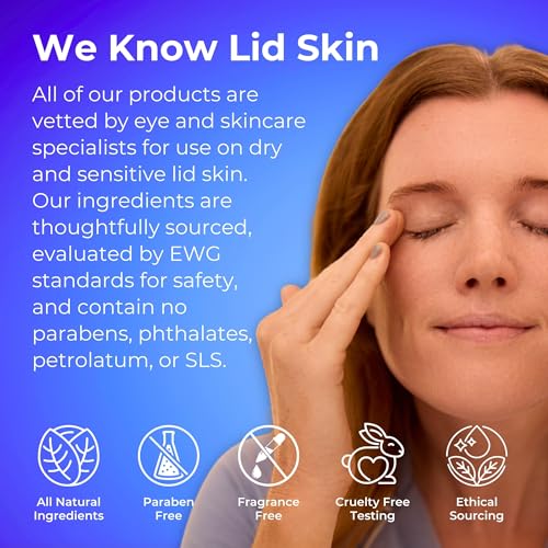 Eyelid & Lash Cleanser for Sensitive Dry Skin - 5.1 Fl Oz