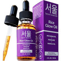 SeoulCeuticals Rice Bran Oil for Skin - Korean Skin Care Facial Glow Oil With Squalane & Vitamin E - Cruelty Free K Beauty Skincare 1oz