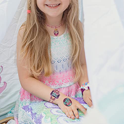 Glitter Temporary Tattoos for Girls - 14 Sheets Glitter Princess Tattoos for Girls Birthday Party Favors Goodie Bag Fillers