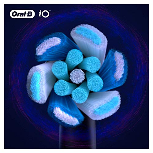 Oral-B iO Ultimate Clean Replacement Brush Heads Black Pack of 4 for Deep Oral Care
