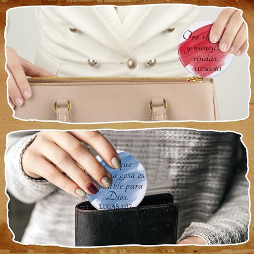60 Pcs Christian Compact Mirrors Bulk for Women - Bible Verse Gift Set (Variation of THIS listing: 60)