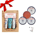 Smith's Rose Lip Balm Bulk- 3x0.5oz Premium All Purpose Lip Gloss Tubes & 3x0.8oz Lip Treatment Salve - Trio Lip Balm Tubes for Plump Lips & Cracked Skin Care - Christmas Gift Set, EBook