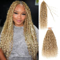 Goddess Locs Crochet Hair 18 Inch 7 Packs Faux Bohemian Locs for Women