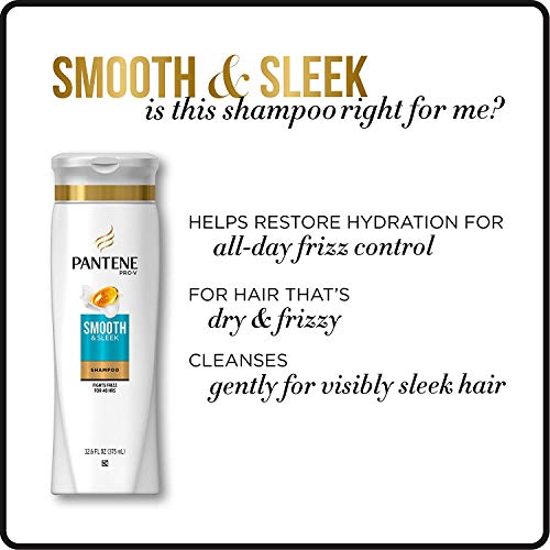 Pantene Pro-V Smooth & Sleek Shampoo, 25.4 fl oz