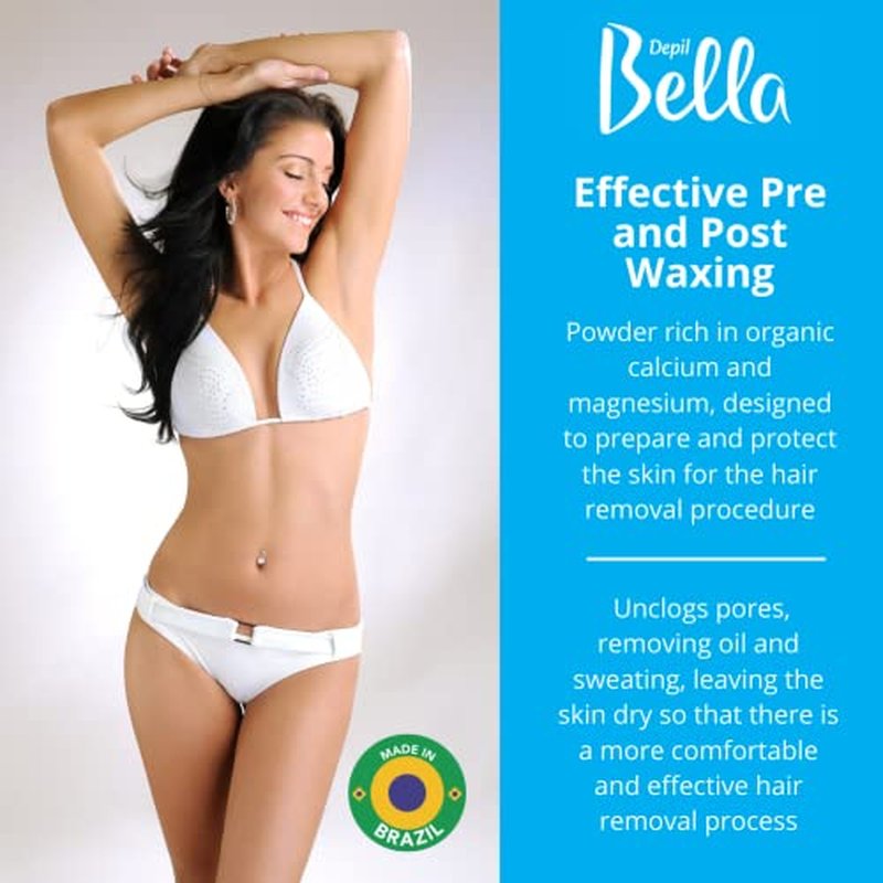 Depil Bella Dolomite Powder for Pre and Post Waxing | Body and Facial | 800g